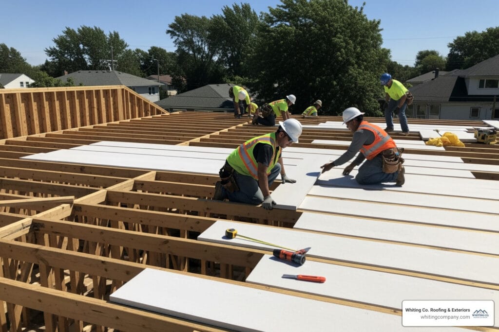 residential flat roof construction