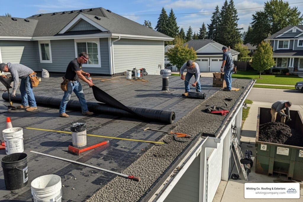 residential flat roof replacement