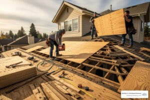 Roof decking replacement