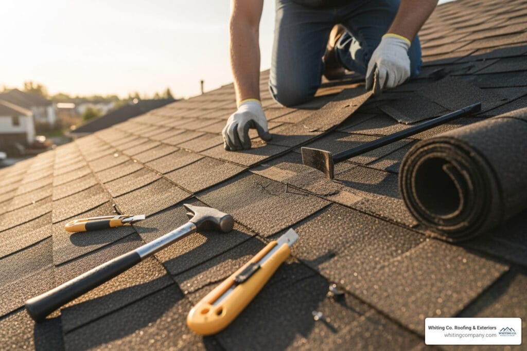 shingle roof repair cost