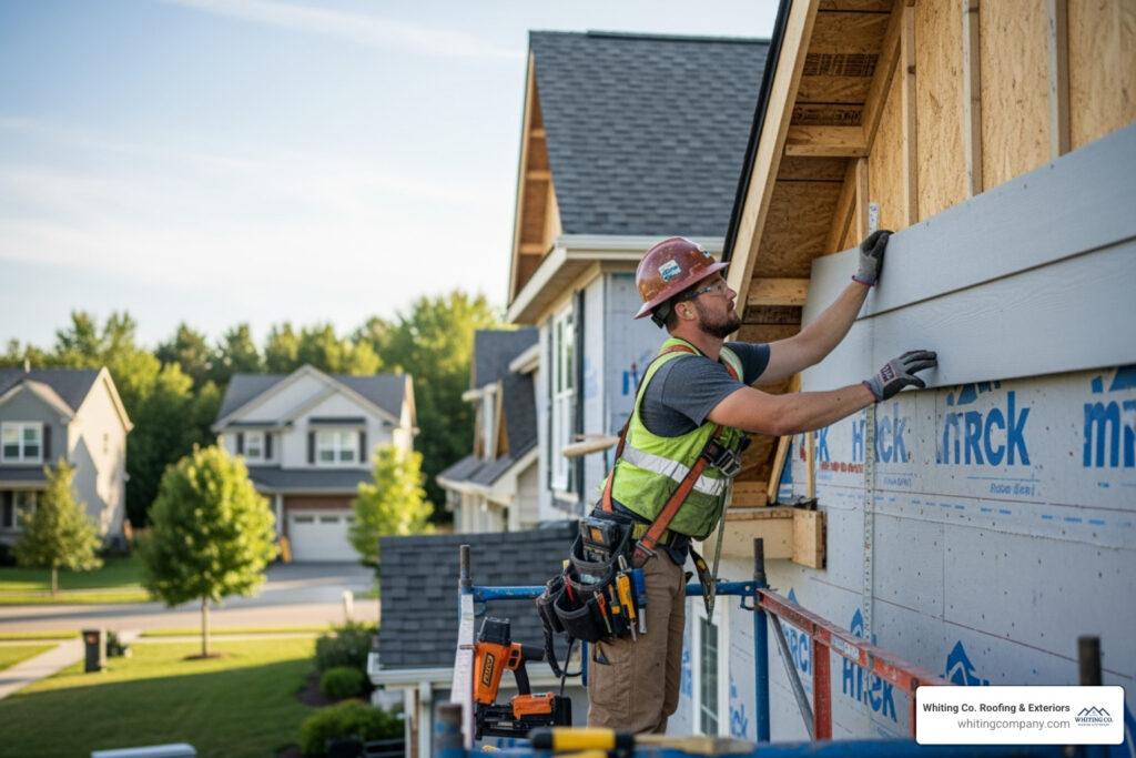 Siding installation Columbia